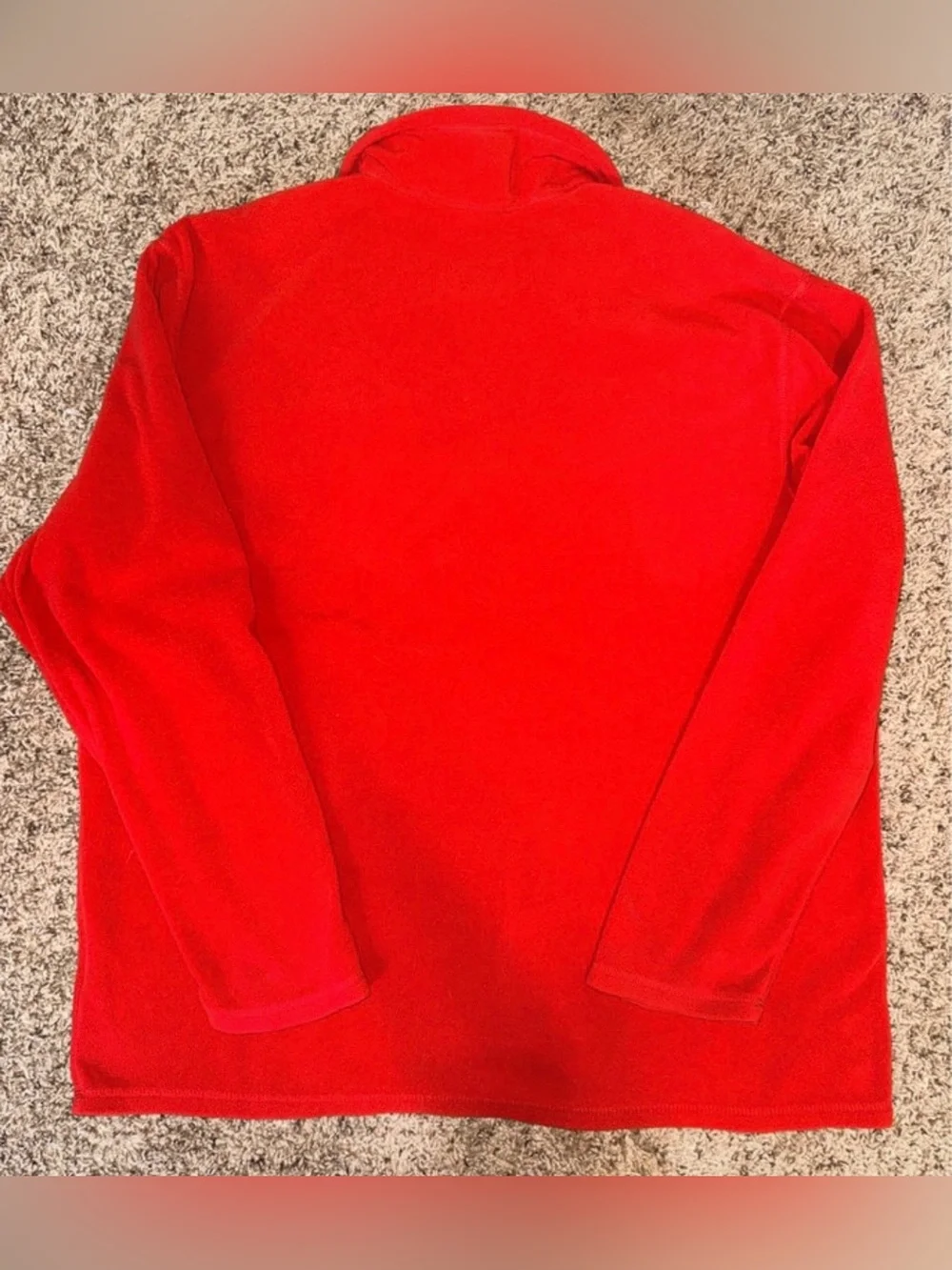 The North Face Men’s Red Half-Zip Fleece Pullover